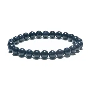 8mm Gemstone Bracelet without Gift Box - Blue Sandstone