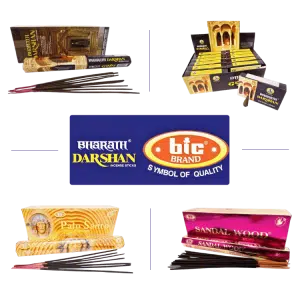 Darshan & BIC Incense Sticks