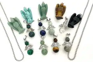 Angel Gemstone Pendants