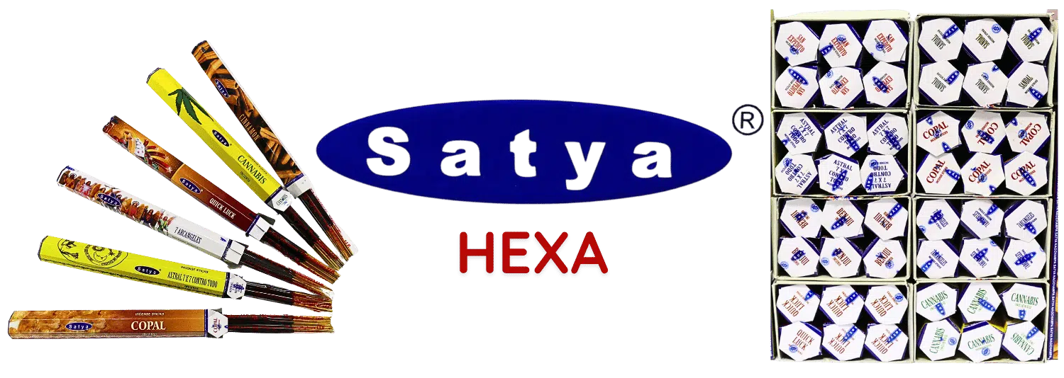 Satya Hexa incense sticks packaging