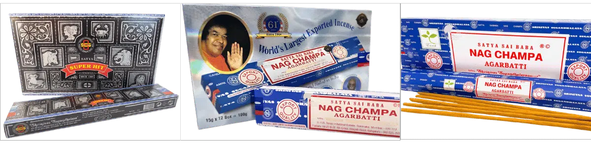 Satya Sai Baba Nag Champa & Super Hit incense