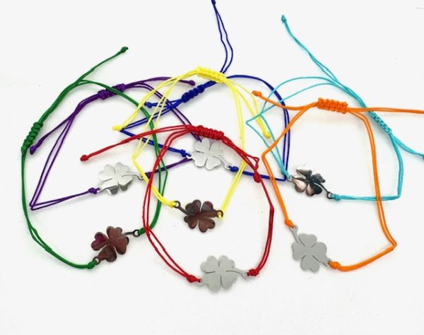 Adjustable 7 Chakra Clover Bracelets