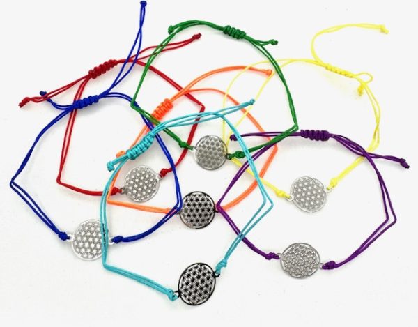 Adjustable 7 Chakra Flower of Life Bracelets