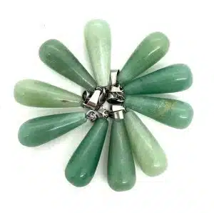 Aventurine Teardrop Pendant (10pcs)