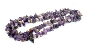 Wholesale 10 mm Amethyst Gemstone Chip Necklace