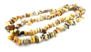 Wholesale 10 mm Mookaite Jasper Gemstone Chip Necklace