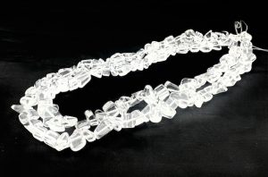 Wholesale 10 mm Rock Crystal Gemstone Chip Necklace