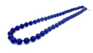Wholesale 8 mm Lapis Lazuli Beaded Necklace (without Box)