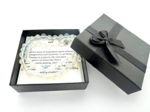 Wholesale 8 mm Opal Beaded Necklace (with Box)