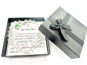 Wholesale 8 mm Rock Crystal Beaded Necklace (with Box)