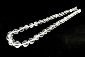 Wholesale 8 mm Rock Crystal Beaded Necklace (without Box)