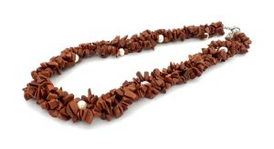 Wholesale Clustered Goldstone Chipstone Necklace with Pearls