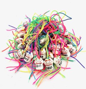 Wholesale Colorful Lucky Cat Charms – Maneki Neko (50 pieces)