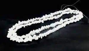 Wholesale Thin White Marmer Gemstone Chip Necklace