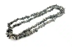 Wholesale Thin Zebra Jaspis Gemstone Chip Necklace