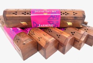 Wholesale - Tulasi Incense Holder Giftpack - Jasmine (6pcs)