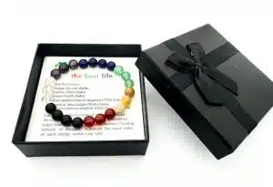 8mm 7 Chakra Bracelet with Gift Box - Mixed