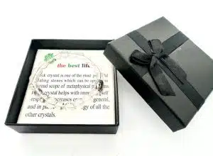 8mm Buddha Rock Crystal Gemstone Bracelet – Gift Box Included