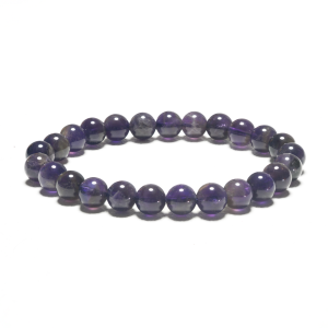 8mm Gemstone Bracelet without Gift Box - Amethyst