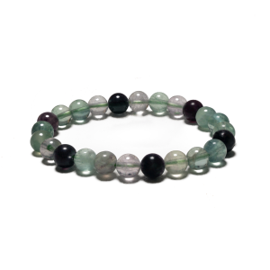 8mm Gemstone Bracelet without Gift Box - Fluorite
