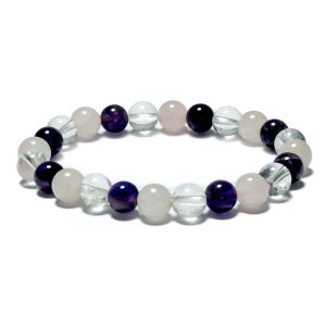 8mm Gemstone Bracelet without Gift Box - Golden Triangle (I)