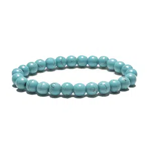 8mm Gemstone Bracelet without Gift Box - Turquoise