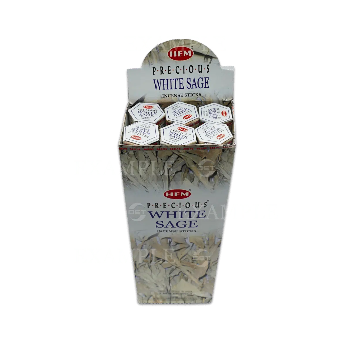 Reference image – HEM Hexa incense shelf-ready display box