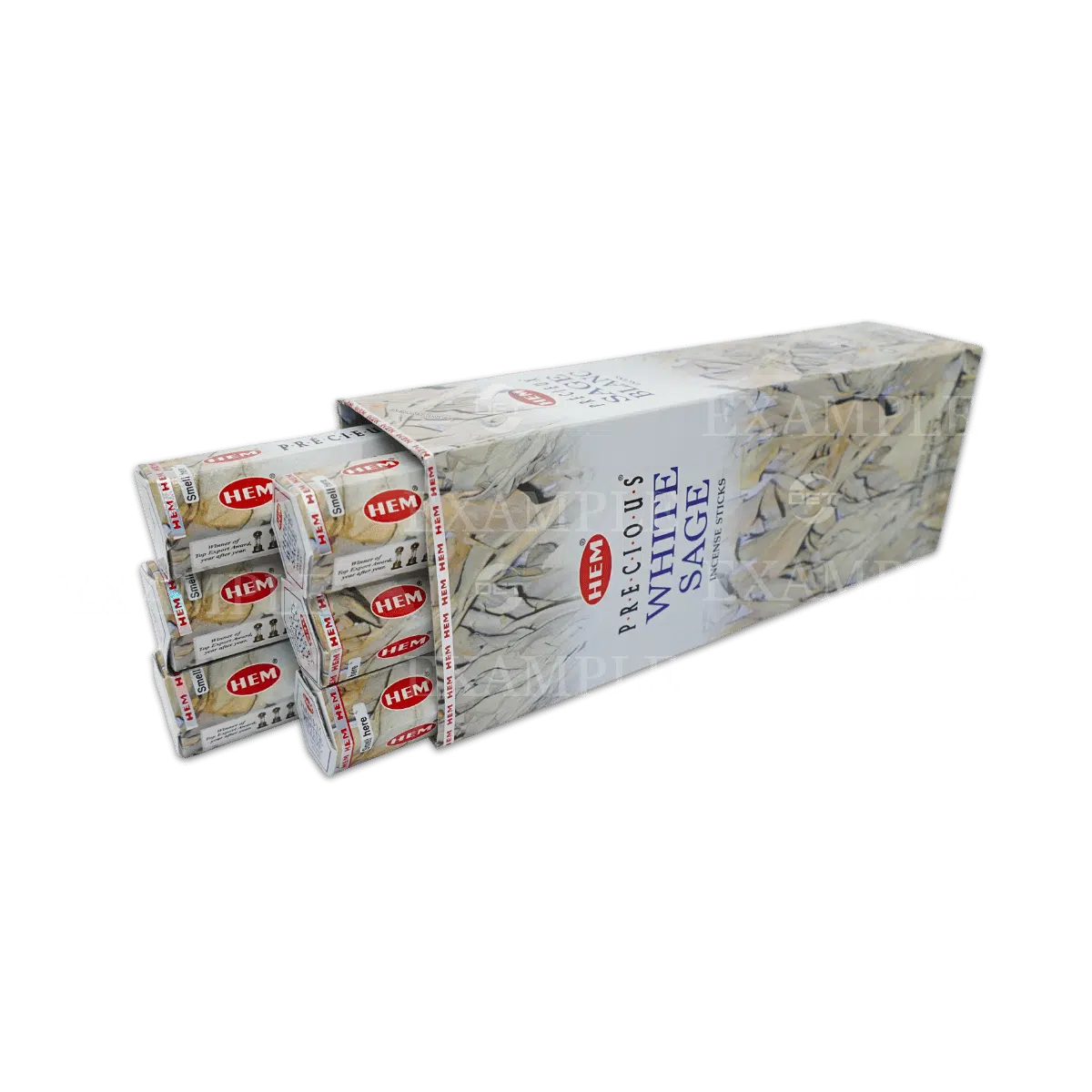 Reference image – HEM Hexa incense inner packaging with 6 hexagonal tubes