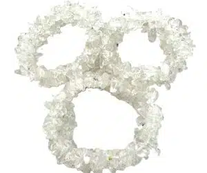Clustered Rock Crystal Gemstone Bracelets