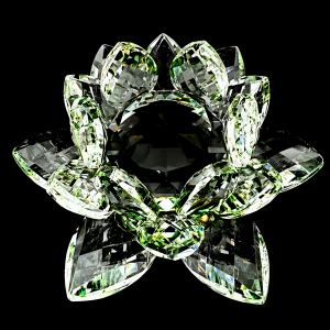 Cristal Lotus - Green (large)