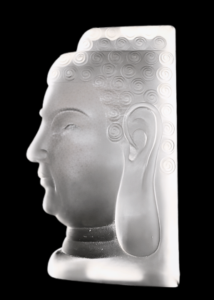 Crystal Glass Buddha Head – 17 cm