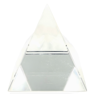 Crystal Pyramide White 10x10