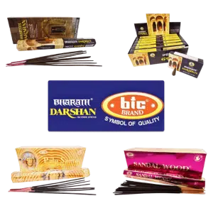 Darshan & BIC Incense Sticks
