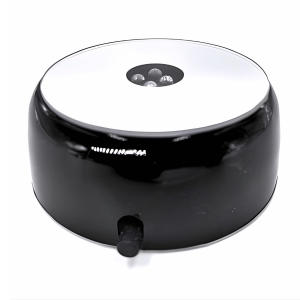 Black Round Display Light Base II – 9 cm