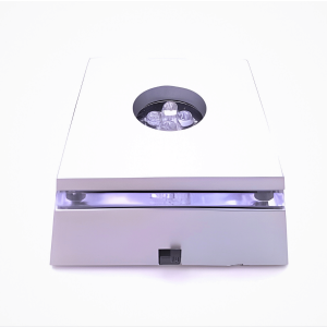 Silver Square Display Light Base – 6.8 cm