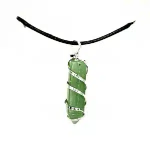 Gemstone Pendant Necklace - Aventurine