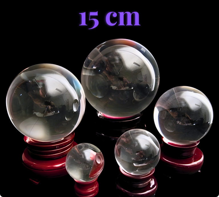 Glass Crystal Ball 15 cm