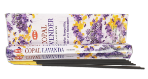 HEM Copal Lavender Hexa Incense Sticks
