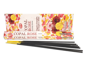 HEM Copal Rose Hexa Incense Sticks