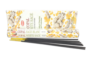 HEM Copal White Sage Hexa Incense Sticks