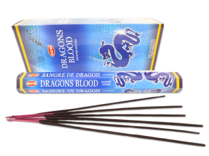 HEM Dragon Blood Blue Hexa Incense Sticks