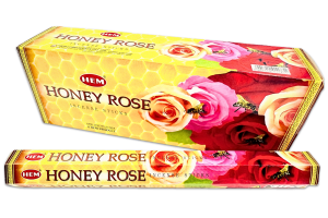 HEM Honey Rose Hexa Incense Sticks
