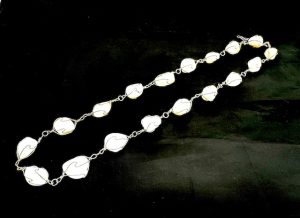 Wholesale Polished Gemstone Necklace Wire Wrapped - Milky Quartz