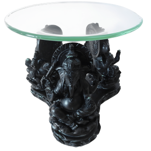 3 black Ganesh oil burner
