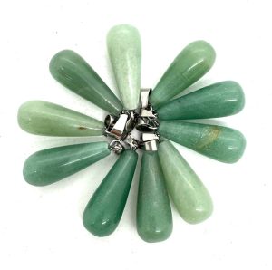 Aventurine Teardrop Pendant (10pcs)
