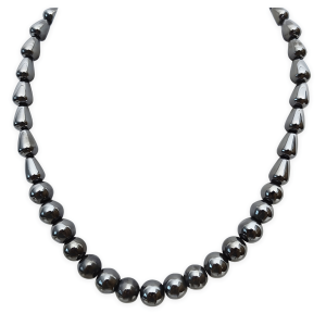 Ball-R.tangular necklace