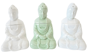 Buddha oilburner meditation set of 3