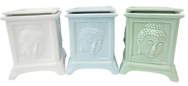 Buddha oilburner set of 3 luxury