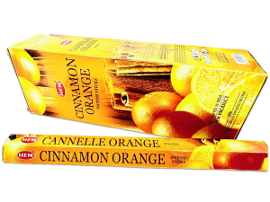 HEM Cinnamon Orange Hexa Incense Sticks