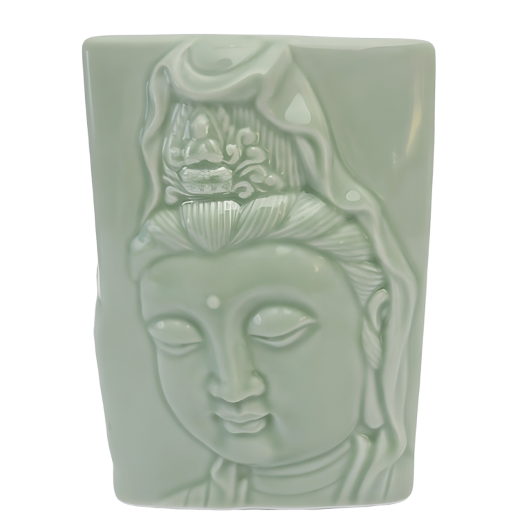 Jade Guanyin head oilburner luxury